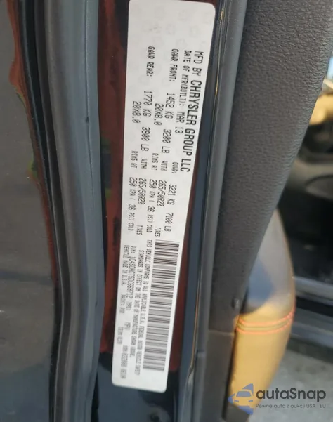 2013 Dodge Durango R/T from USA, damaged, VIN 1C4SDHCT5DC669712